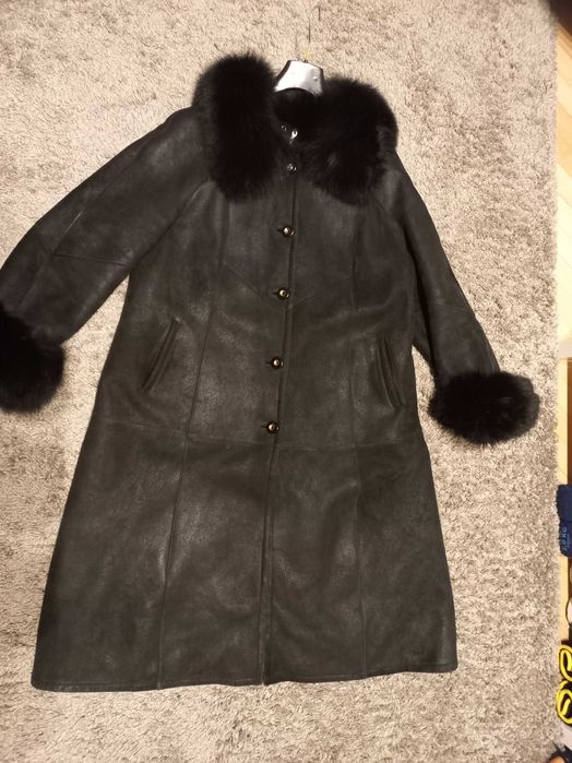 Cojoc de piele cu blana naturala, marime XXL
