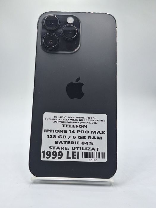 Iphone 14 Pro Max 128 Gb 84% baterie Factura/Garantie #53166