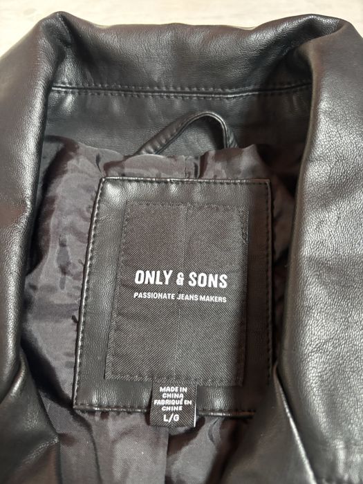 Мъжко кожено яке Only&Sons / L р-р