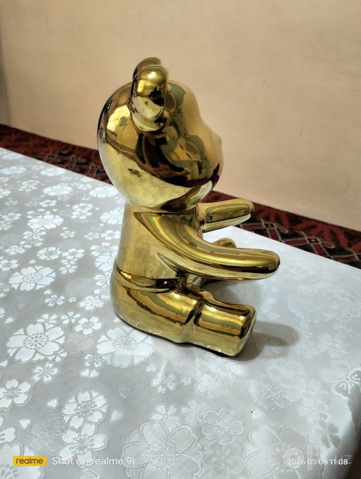 Керамическое искусственеое украшение мишка