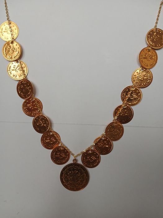 Пендари накит за народна носия сребрист и златист цвят