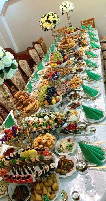 Туйлар учун ошпаз ва кейтеринг хизмати.. Чеф Нодир ва Чеф Фахриддин.