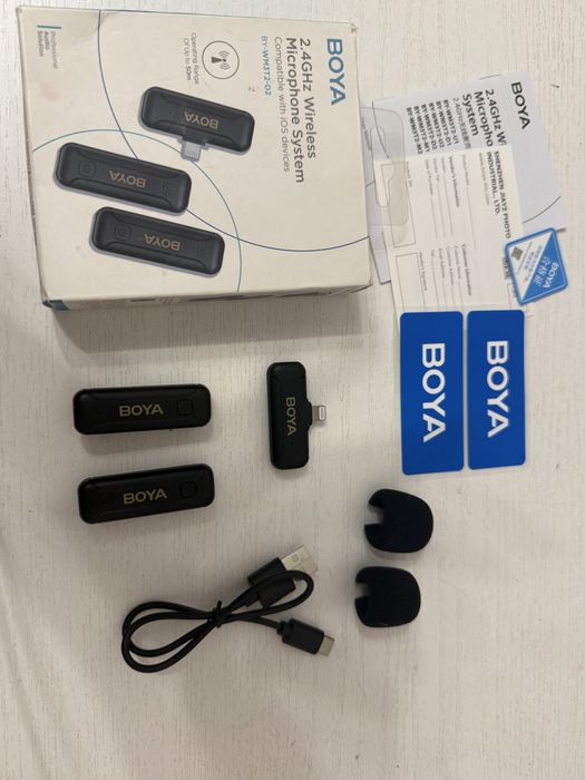 Петличка BOYA на айфон
