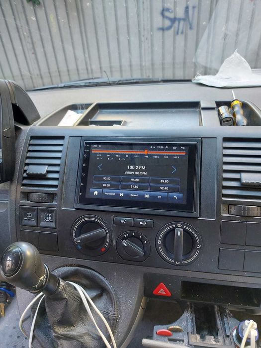 Navigatie Android Transporter Passat Sharan Golf Waze