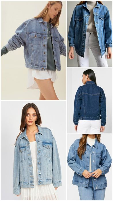 Крутые джинсовые куртки oversize. Пр-ль: США, Европа