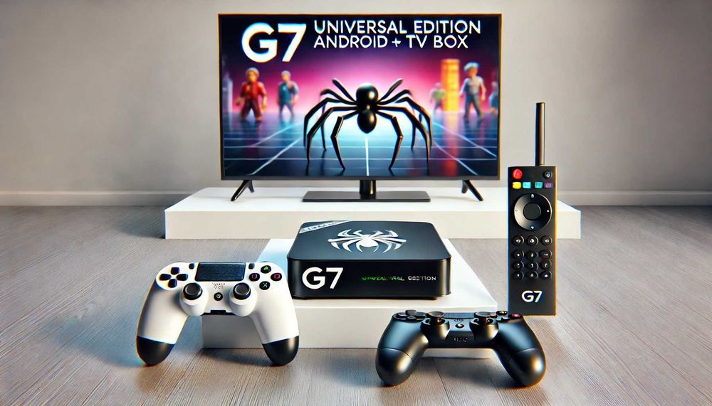 *Нова G7 Android 14 128GB 4GB 40,000 игри 15000 канала фил tv Game box