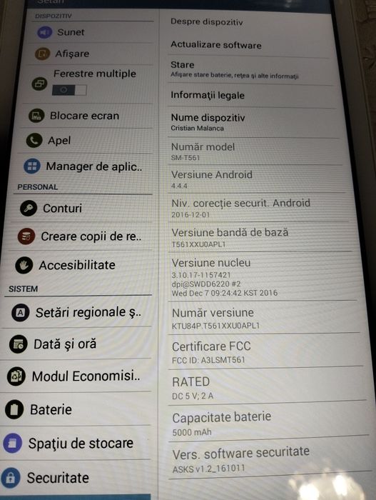 Tableta Samsung TabE