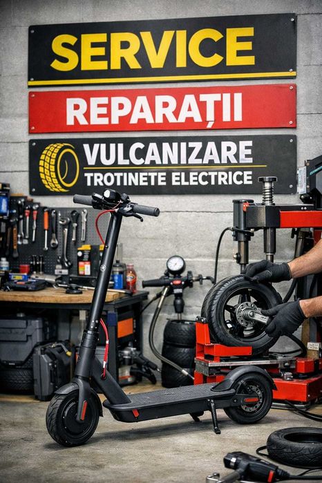 Service si vulcanizare trotinete electrice Xiaomi si biciclete