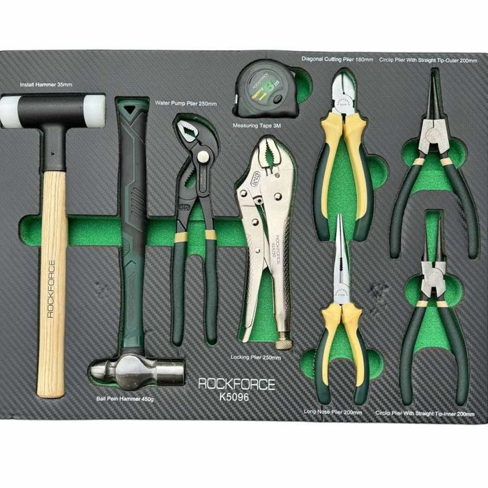 Професионален шкаф с  7 чекмеджета – 4 пълни с инструменти RockForce