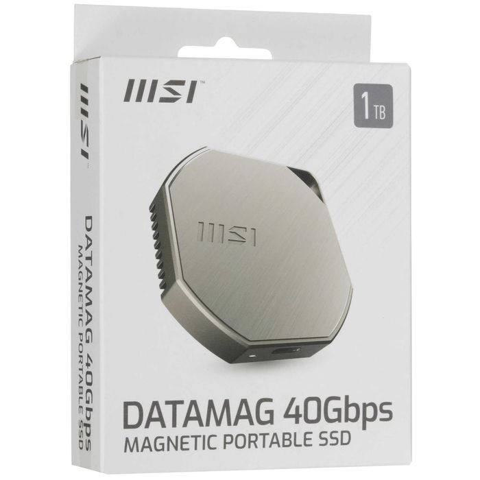 - Внешний SSD диск 1TB MSI DATAMAG 40Gbps Type-C S78-440L3B0-P83