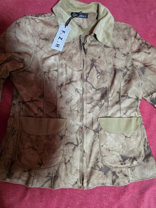 Gecută damă catifea  scurtă primăvară vară stil piele m