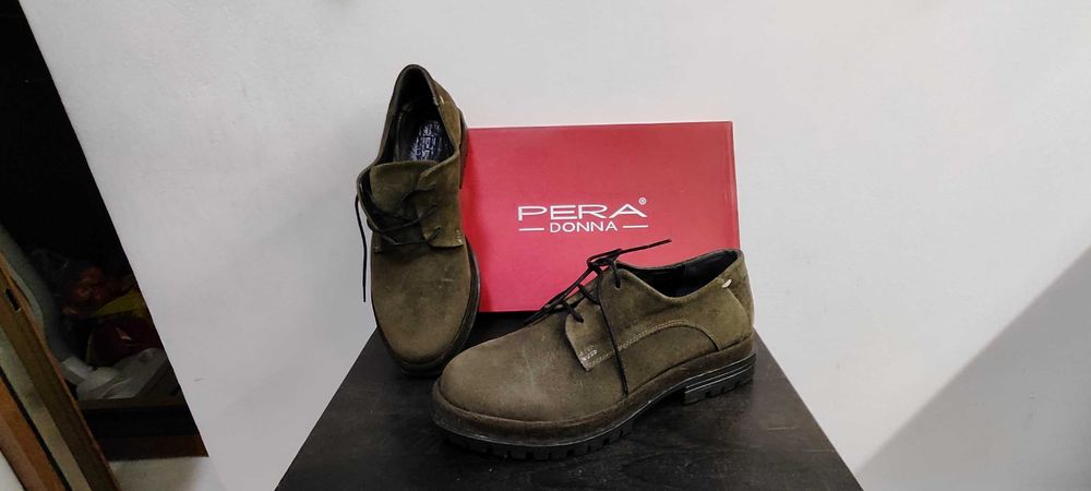 Нови обувки естествена кожа