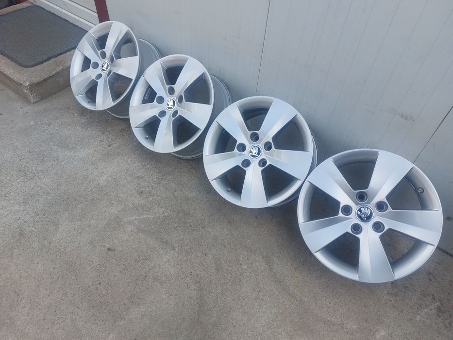 Jante aluminiu originale r16 / Skoda Vw Audi Seat MG / 5x112
