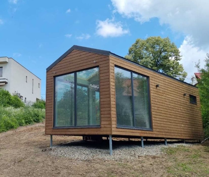 Vand cabana modulare A-frame 6×9
