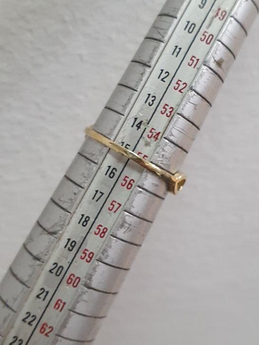 Inel din aur 14K model Infinit cu pietre semiprețioase albe