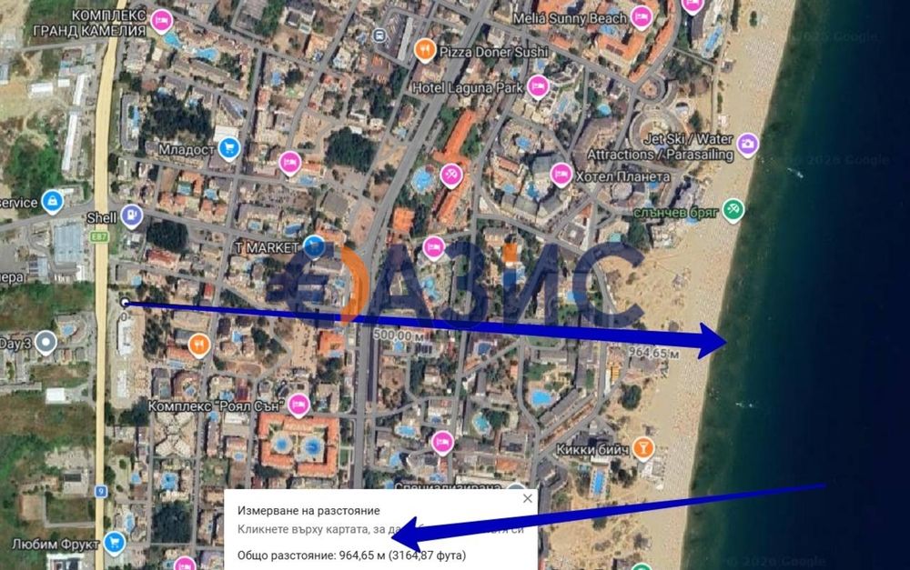 Продава се Тристаен апартамент в к.к. Слънчев бряг - 135 кв.м за 1134 €/кв.м - Снимка #13