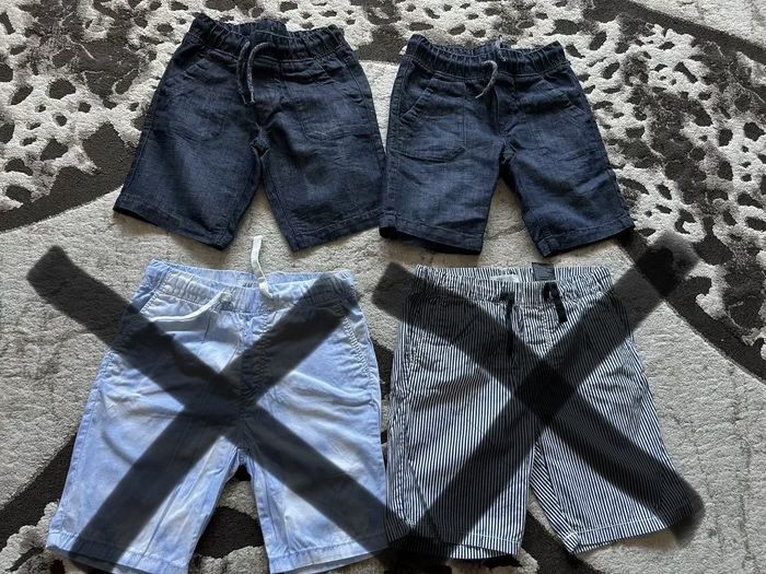 Pantaloni scurti H&M 128 si C&A 116