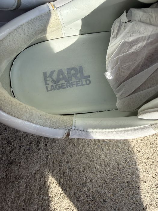 Karld Lagerfeld K/Monogram Kapri White