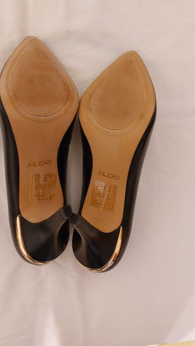 Pantofi dama - Aldo - negri - piele naturala, noi, masura 40.