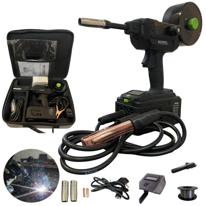 Инверторен телоподаващ апарат без газ 400A заваряване с една ръка HAWE