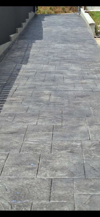 Beton amprentat si elicopterizat
