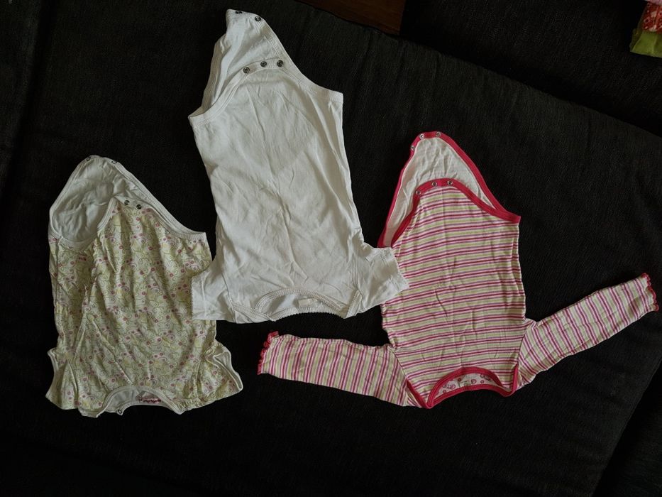 Лот 35 маркови детски дрешки за момиче ръст 80 см (9-12 месеца)