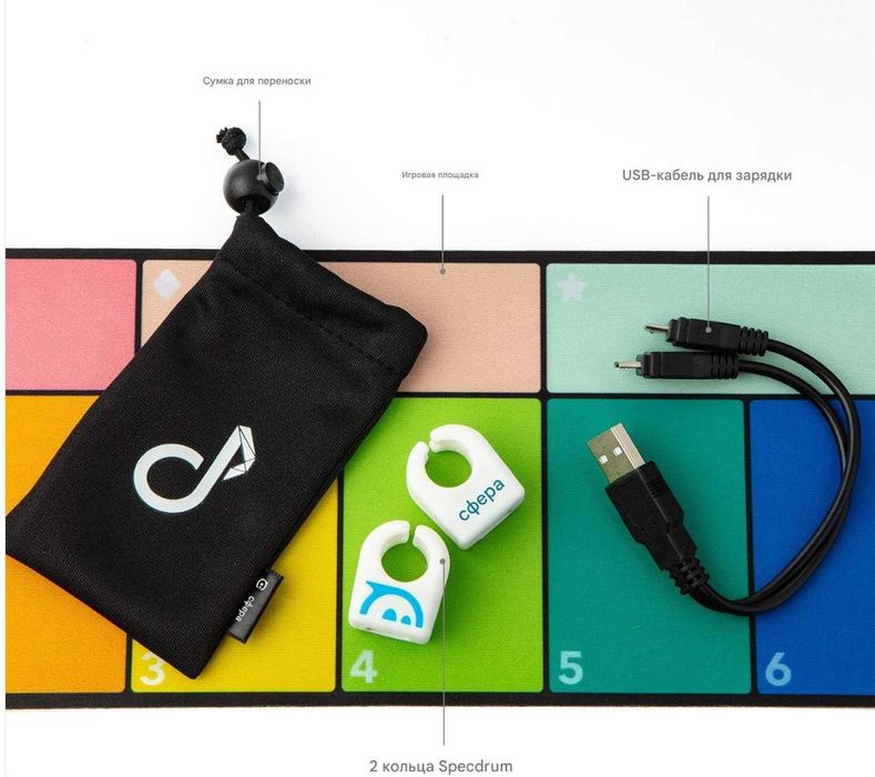 Музыкальные кольца Sphero Specdrums (2 кольца)