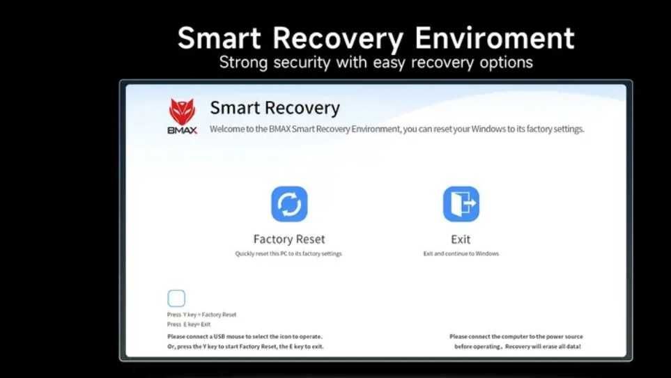 Продавам мини компютър BMAX PC – Intel N95 / 12GB LPDDR5 / 256GB SSD