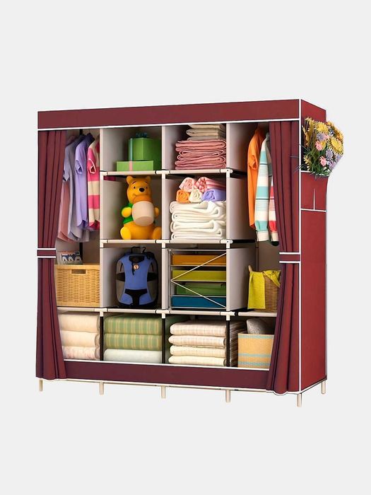 Oson yig‘iladigan kiyim shkafi – Uy uchun yig‘iladigan kiyim shkaf