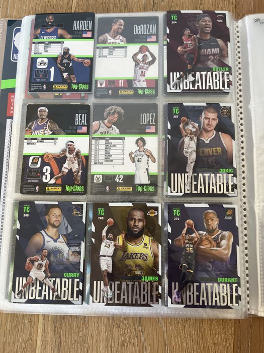 Top Class NBA Panini Cards