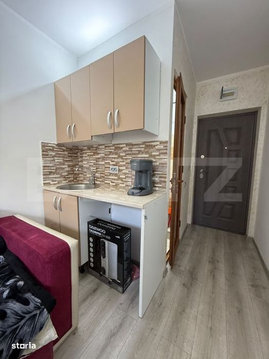 Garsoniera de inchiriat, renovata, 12 mp, zona Micro 19