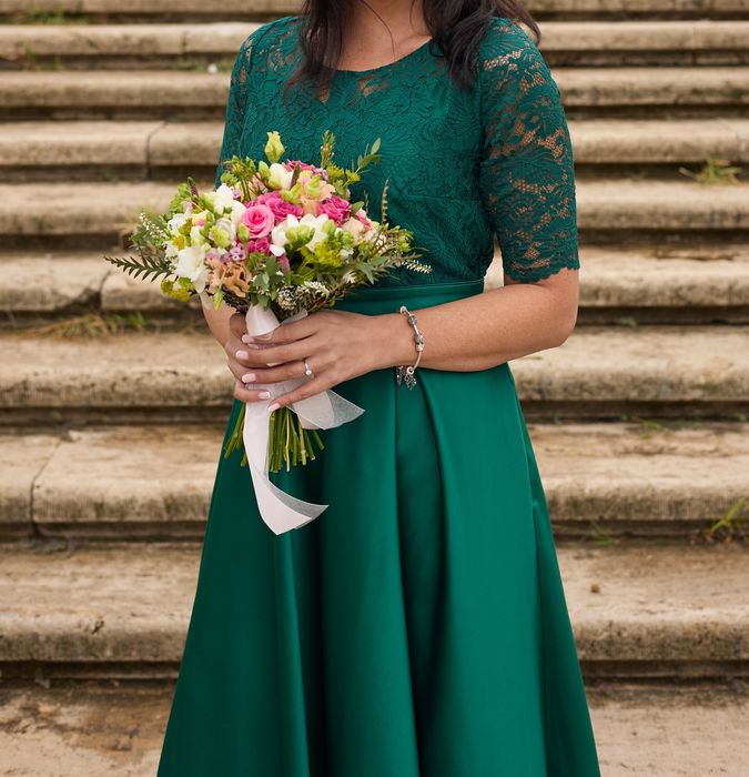 Vând rochie de ocazie Verde Smarald