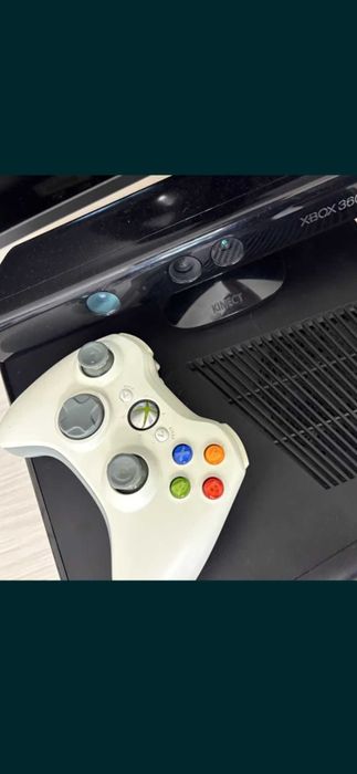 Xbox 360 modat +kinnect+ controller
