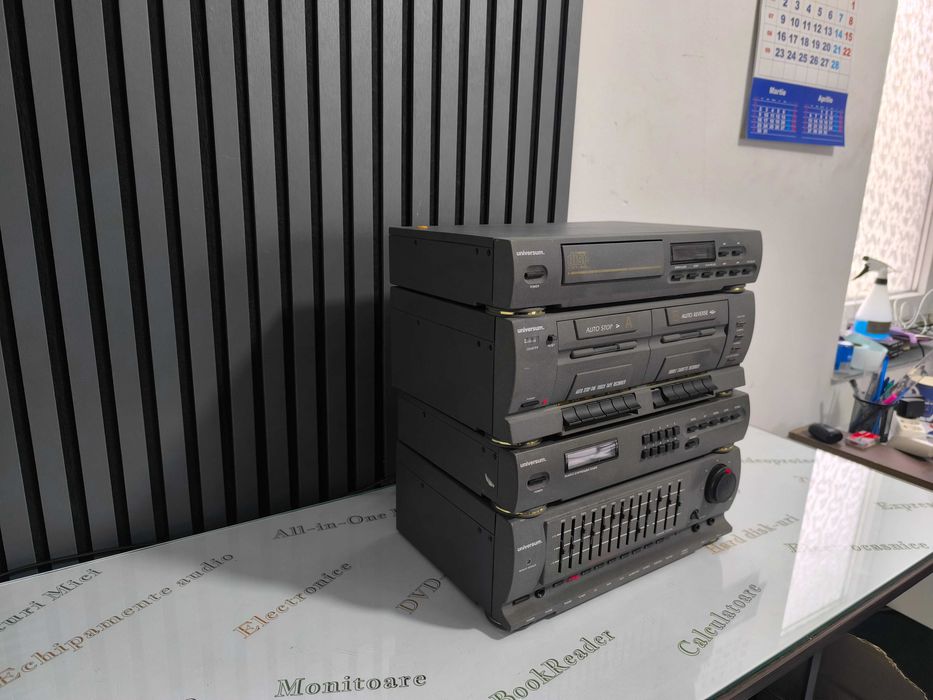 Sistem stereo Universum 1035 CD casete tuner equalizer karaoke