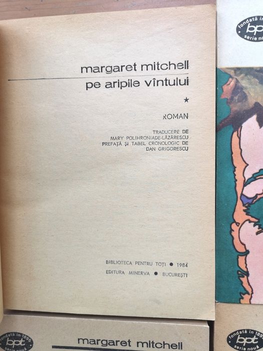 Pe aripile vantului vol. I-IV - Margaret Mitchell