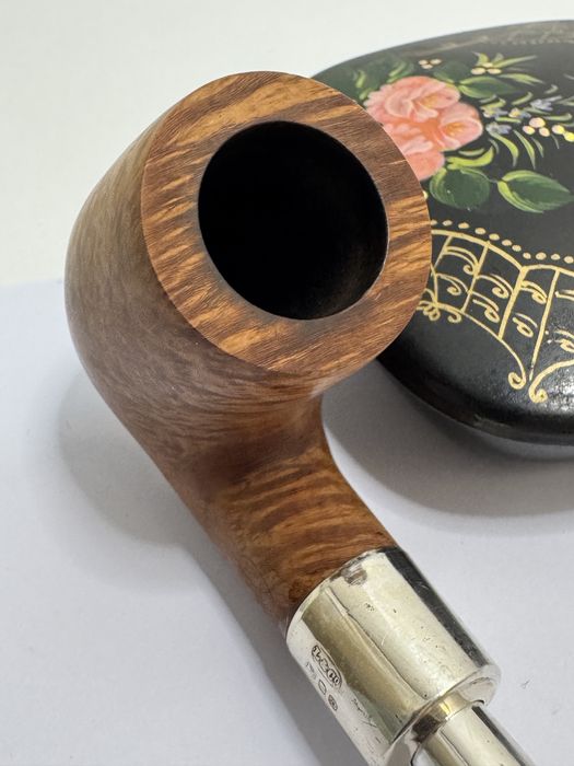 Pipa Loewe & Co London, inele argint. Rara L&Co