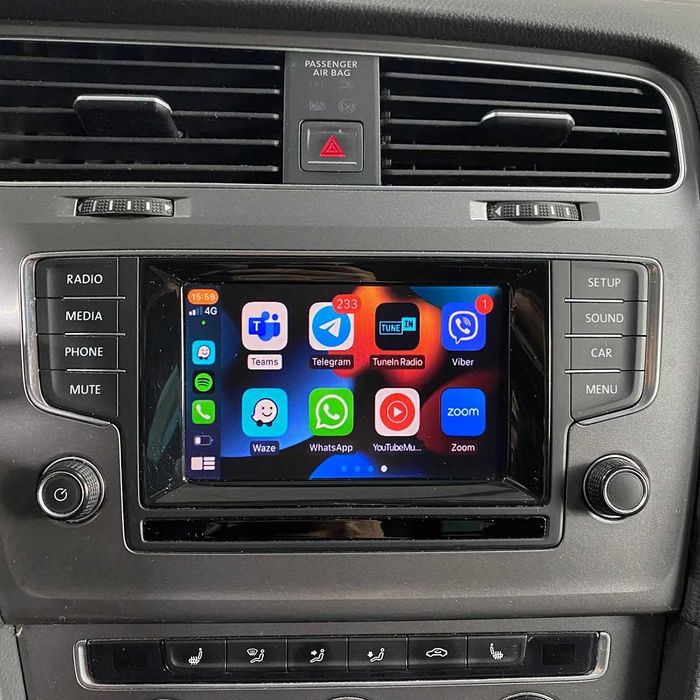 Безжичен Apple Carplay /Android Auto за VW MIB / MIB2 – Plug & Play