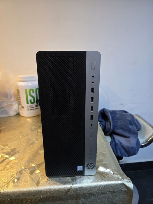 Sistem Complet PC hp EliteDesk 800 G4 tower | Monitor 24" IPS | i3 Gen