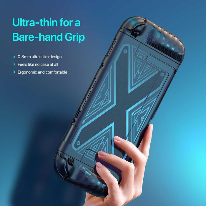 Nintendo Switch 2 Grip Case – тънък защитен кейс с X-pattern дизайн