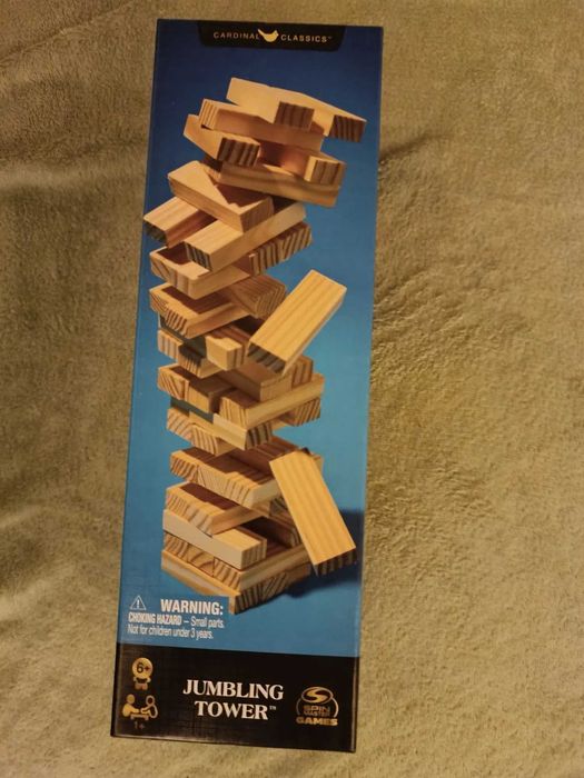 Дървена игра Дженга (Jenga) – кула за баланс