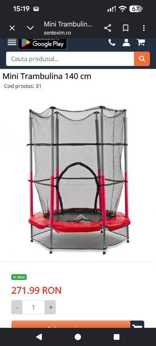 Vand trambulina 140 cm