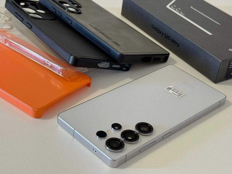 Бартер! Като НОВ! Samsung Galaxy S25 Ultra Titanium Whitesilver (Бял)