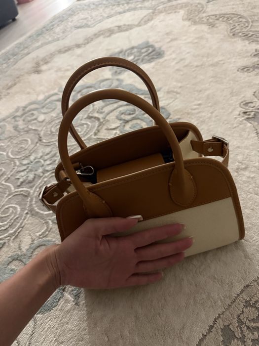 Сумка светло бежевая