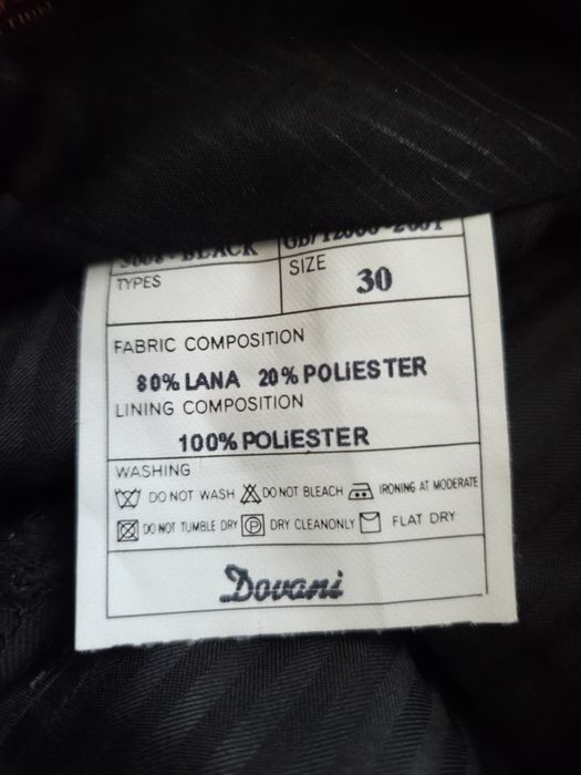 Costum sacou + pantaloni Dovani