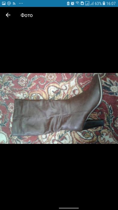 Продаю кож.сапожки