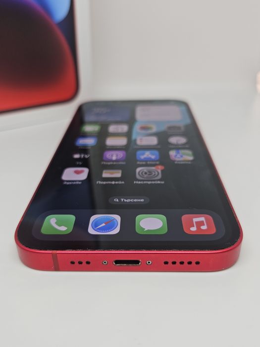 iPhone 14 Red 128GB 76% Кутия+Документи +2бр.кейсове