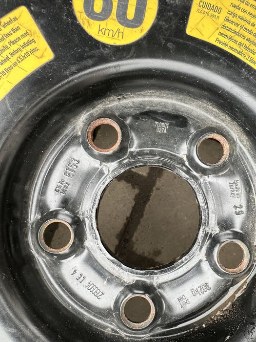 Rezerva slim pe 18 originala vw Touareg