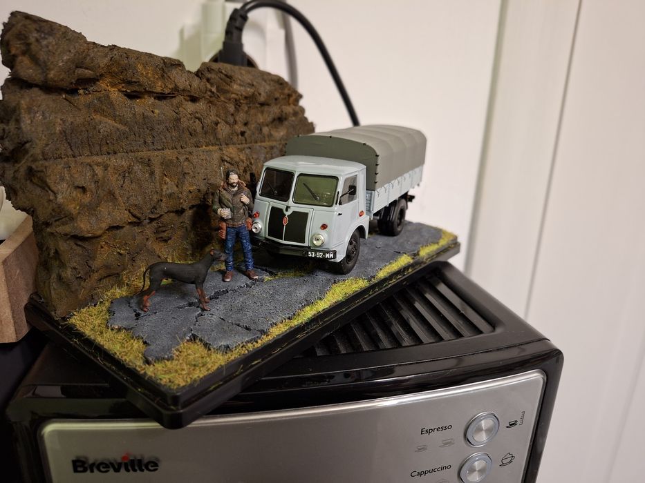 Diorama peisaj de munte scara 1.43