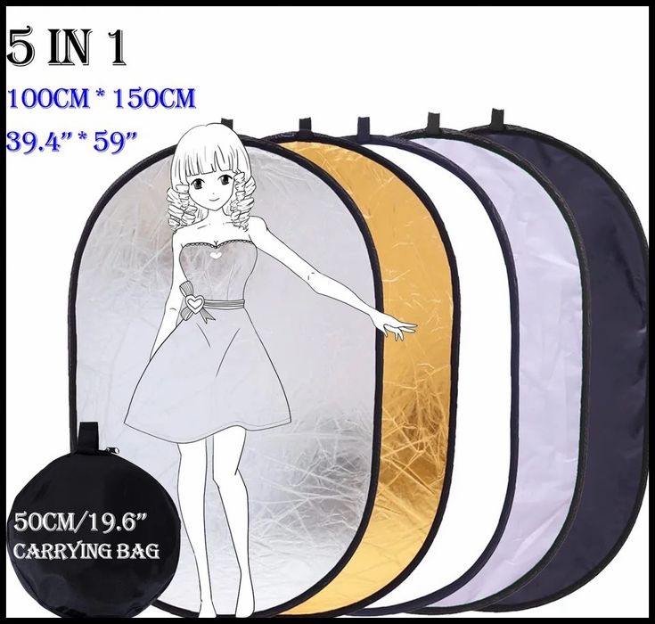 Рефлектор. 5 в 1! 90 х 120см. Дифузия. Фото. Отражател