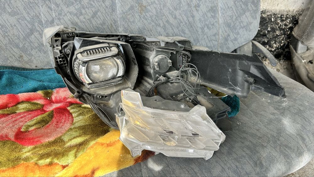 Запчасти фары Jetour X70 (линза, плата LED, ДХО)